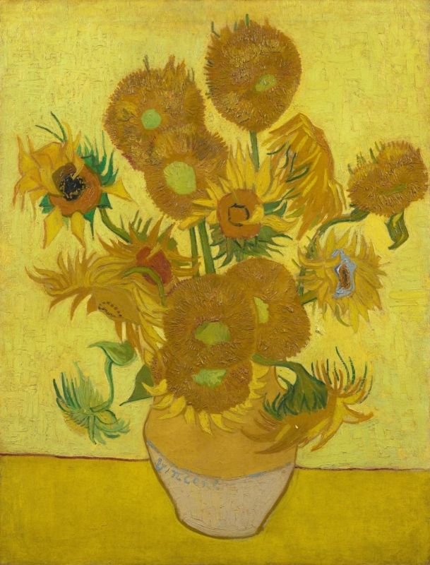 Как миришат „Слънчогледите“ на Ван Гог