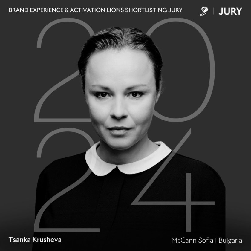 Цанка Крушева, ECD McCann Sofia e в състава на Shortlist Jury Cannes Lions 2024