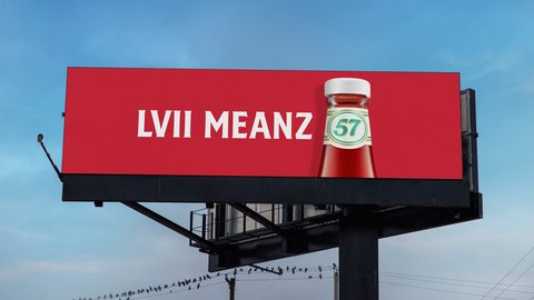 Кампанията на Heinz LVII meаnz 57 за Super Bowl 2023