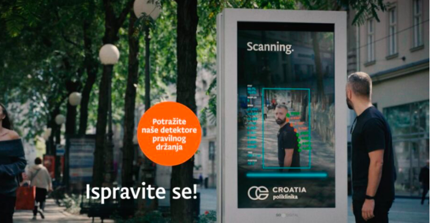 Дигиталните билбордове стават инструмент за здравен скрининг в Хърватия