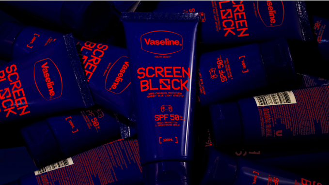 Vaseline предпазва геймърите от лъчите на екрана