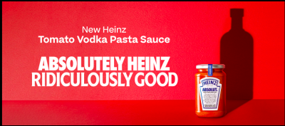 Heinz си партнира с ABSOLUT за създаването на лимитирана серия сос за паста