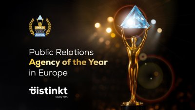 d:istinkt e PR агенция на годината в Европа от Stevie® International Business Awards