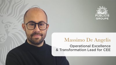 Publicis Groupe ЦИЕ назначава Масимо Де Анджелис за ръководител „Оперативна ефективност и трансформация“ за региона Централна и Източна Европа