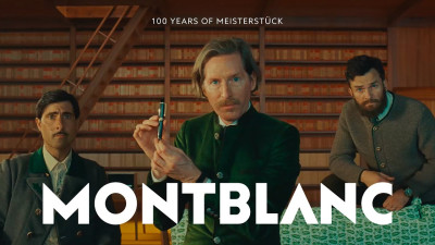Уес Андерсън участва в режисираната от самия него реклама на Montblanc